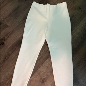 NWOT Boston Proper Cream Leggings Soft Comfortable Design